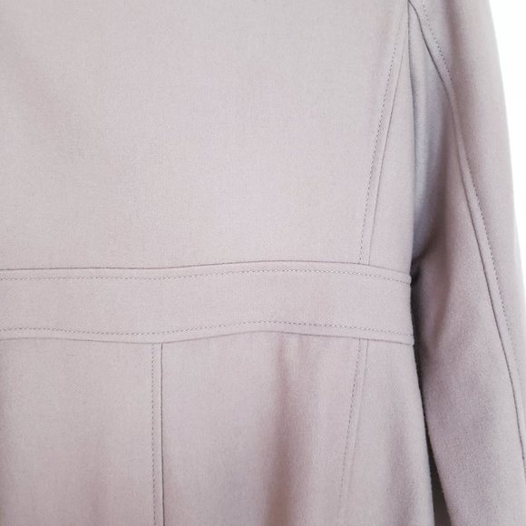 Old Navy Womens wool blend double-breasted mocha mauve gray peacoat lined size S - Picture 6 of 14